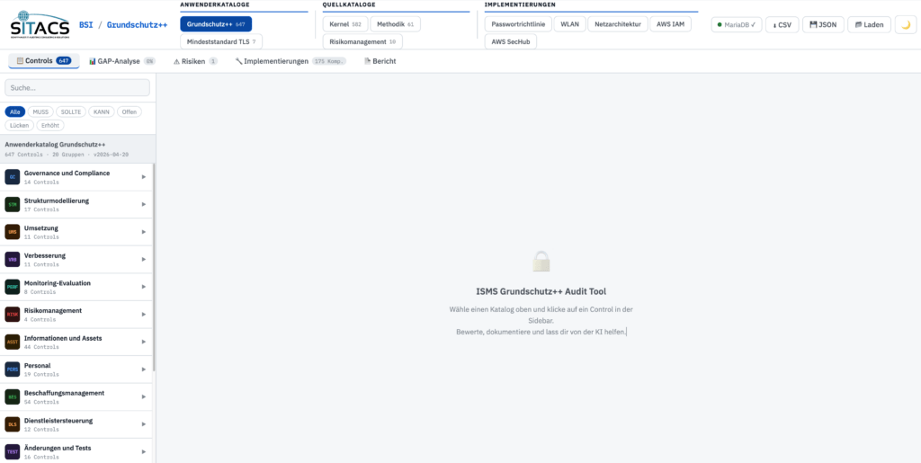 Screenshot1 Grundschutztool++